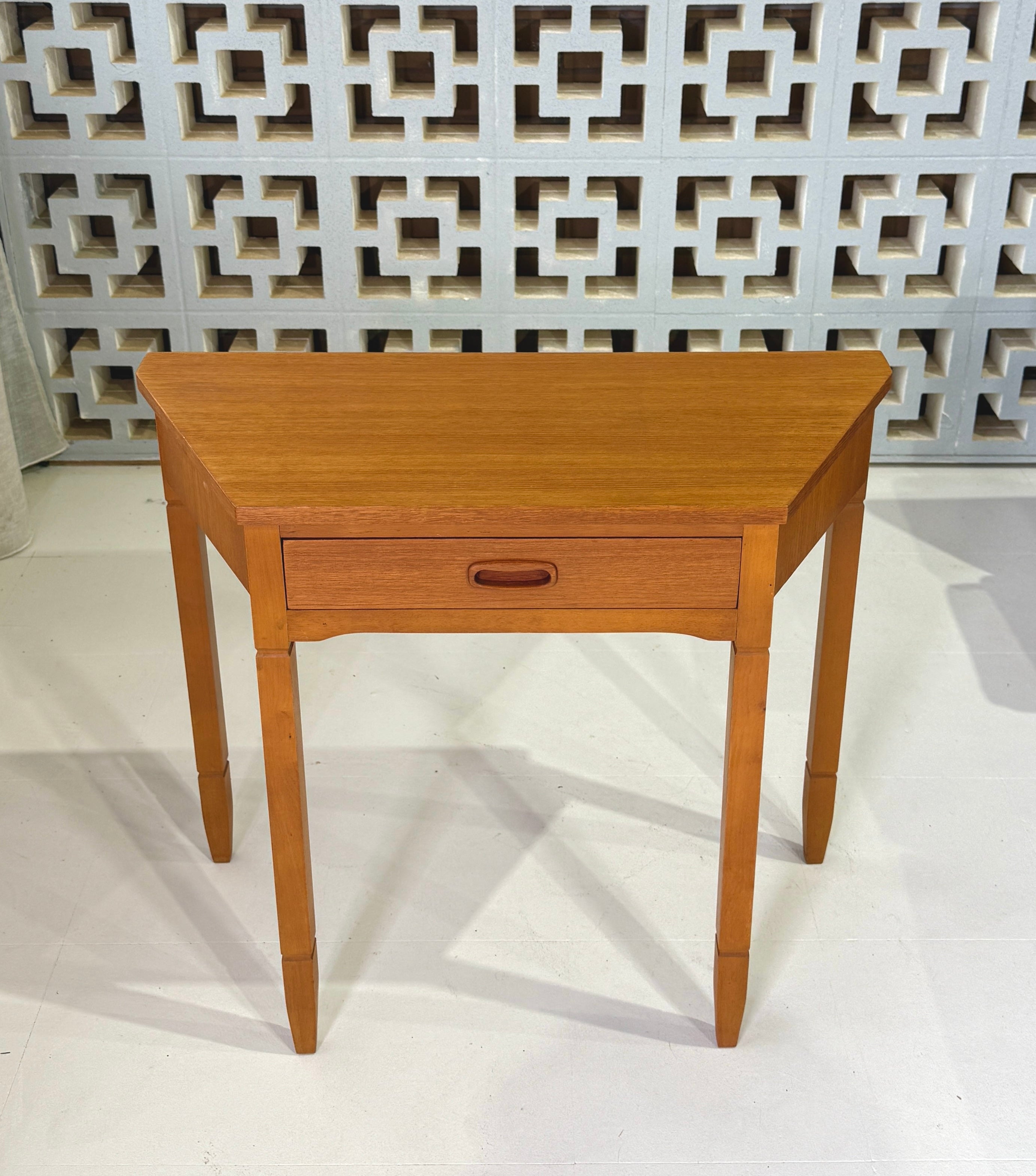 Mid-Century Hall Table in Teak