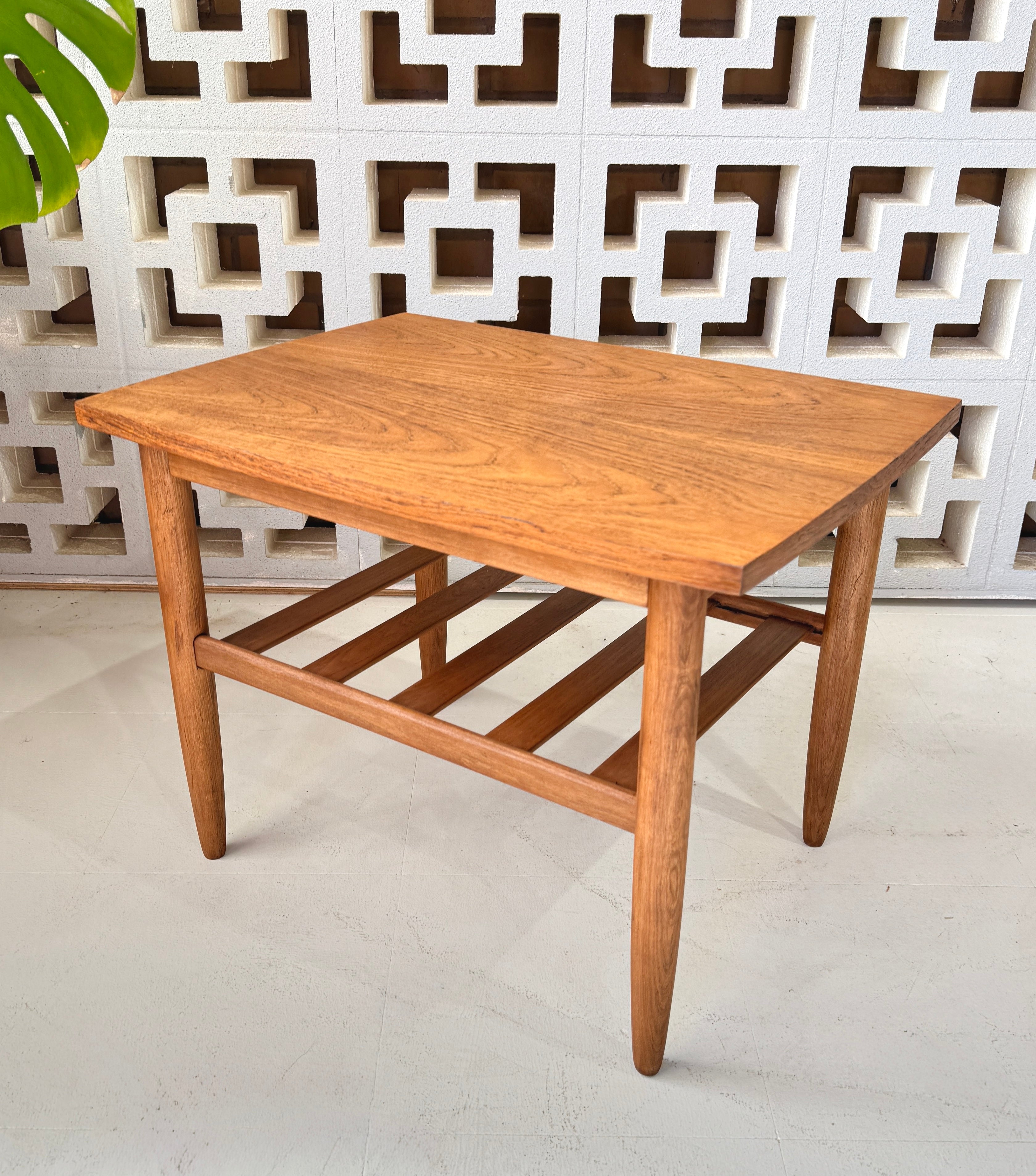Mid-Century Side Table in Teak