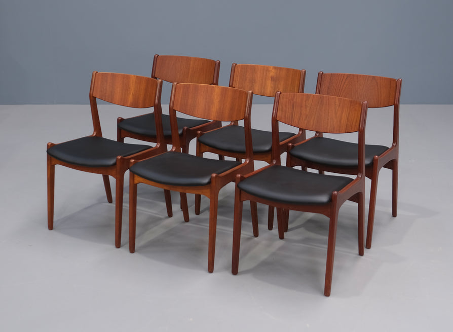 Set of Six Findahls Dining Chairs in Teak