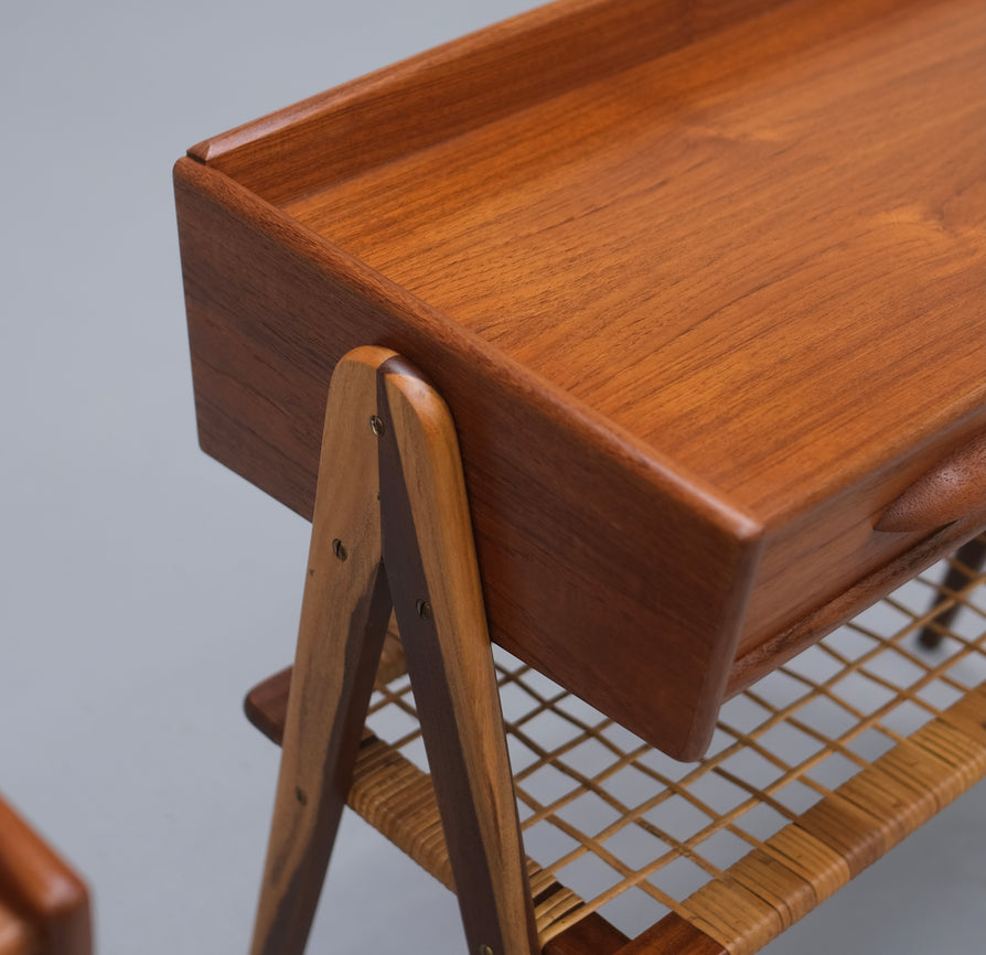 Matched Pair of Søren Rasmussen Bedside Tables