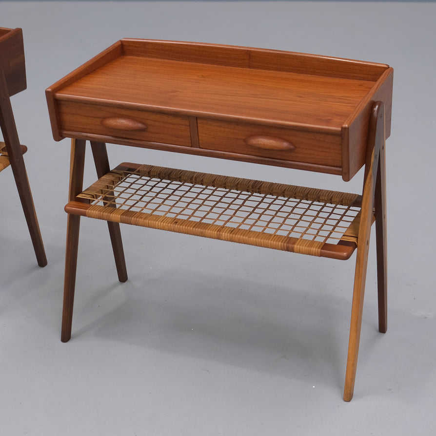 Matched Pair of Søren Rasmussen Bedside Tables