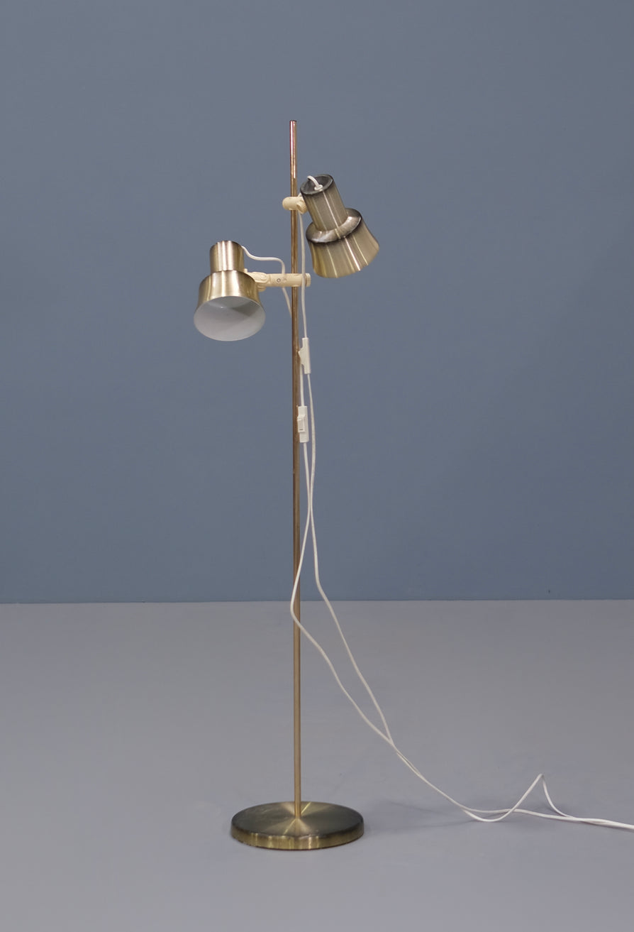 Danish Twin-Head Floor Lamp
