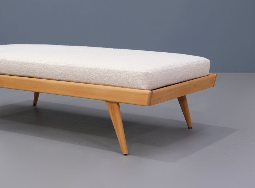 Atomic Era 1950s Daybed in New Boucle