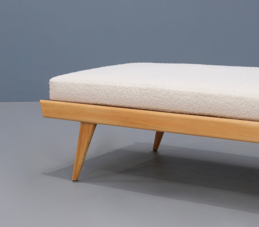 Atomic Era 1950s Daybed in New Boucle