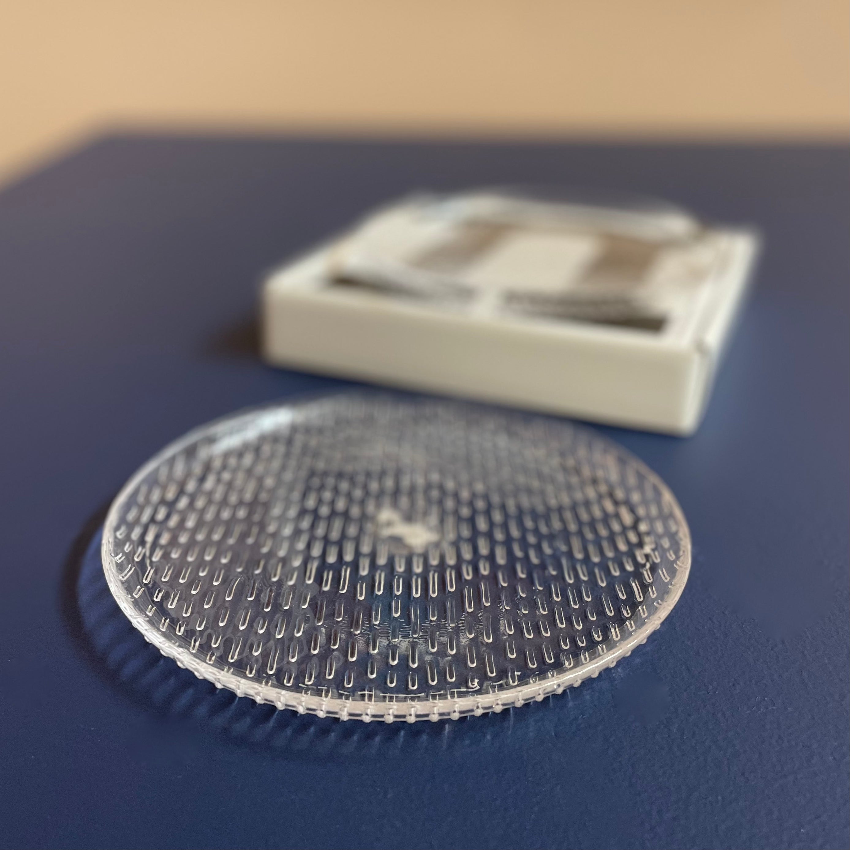 Marimekko Syksy Pair of Glass Plates (Clear)