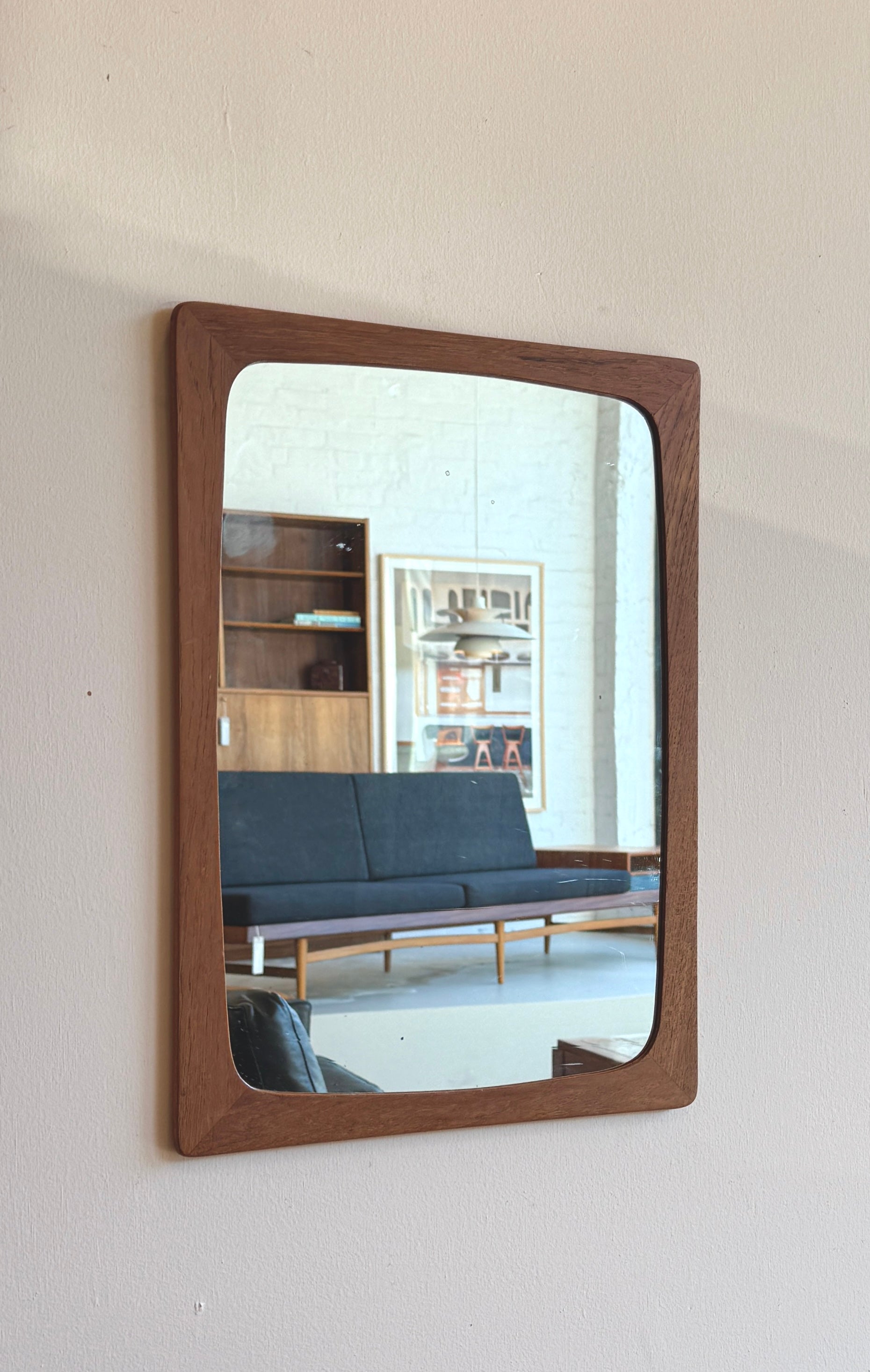 Danish Mirror in Teak