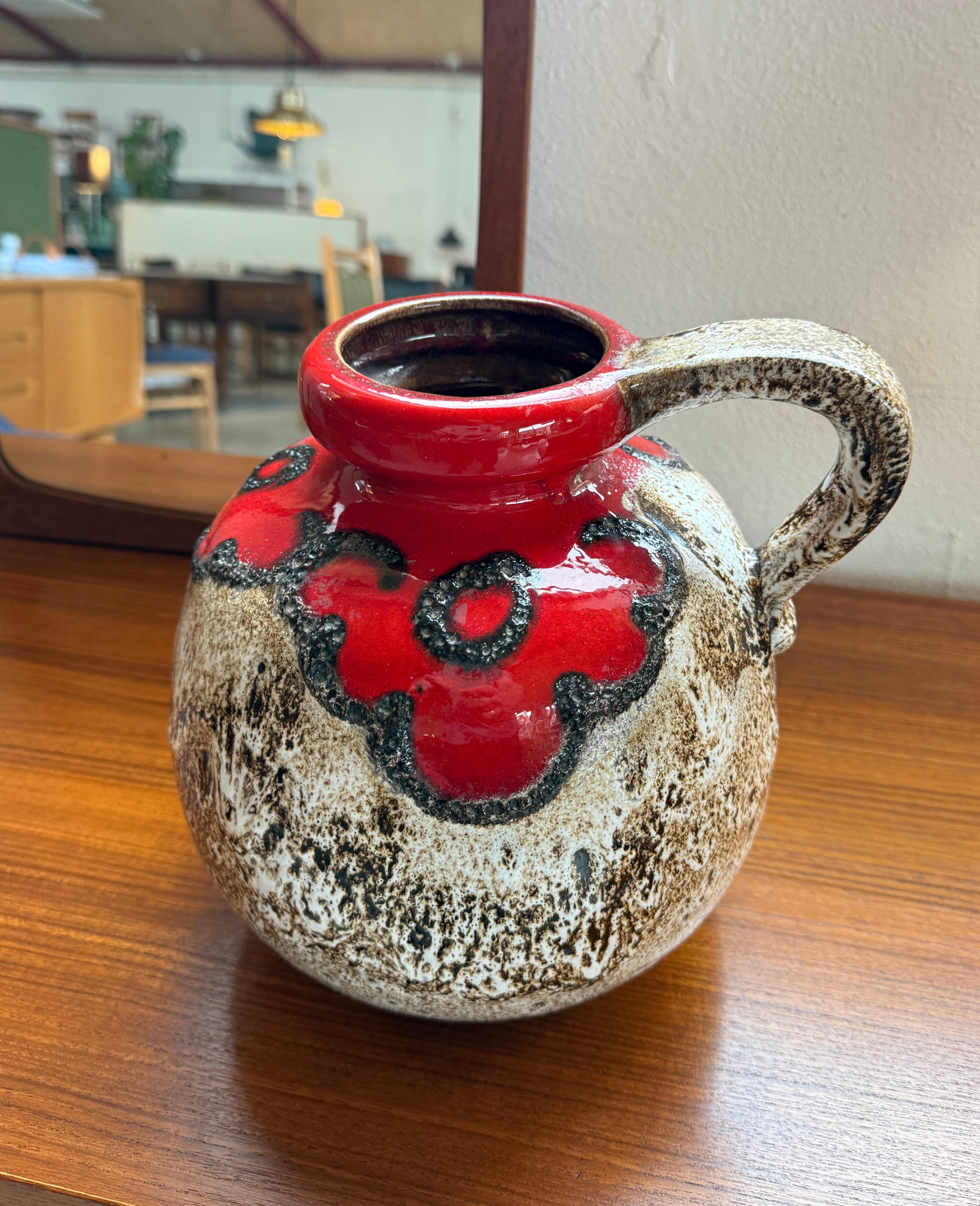 Fat Lava West German Vase - Scheurich