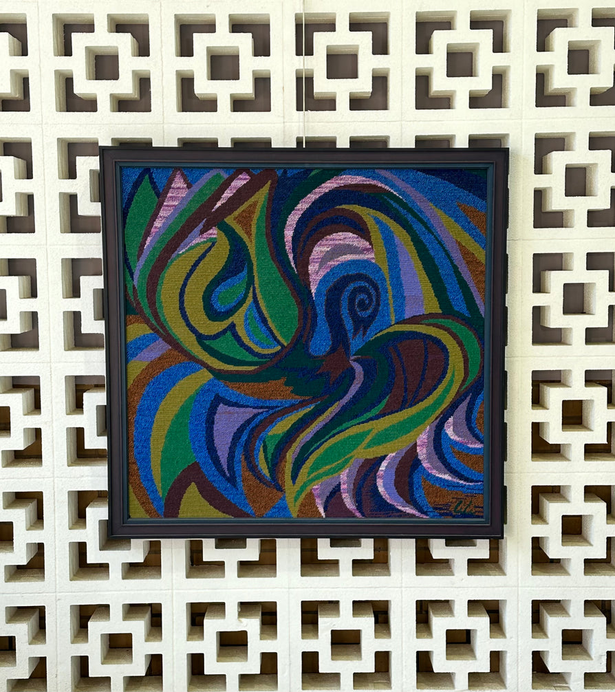 Mid-Century Stitch Art