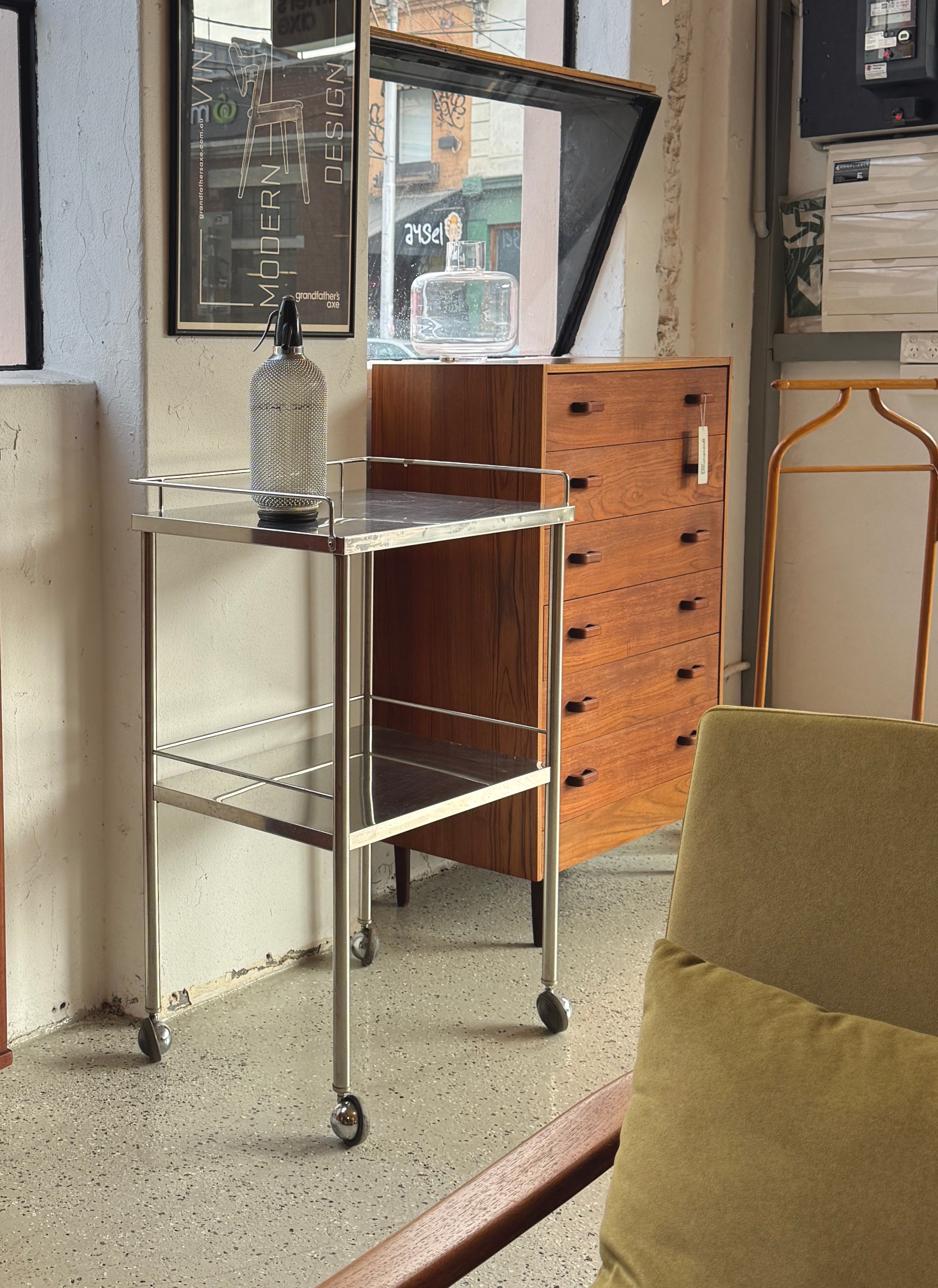 Stainless Steel Medical Trolley