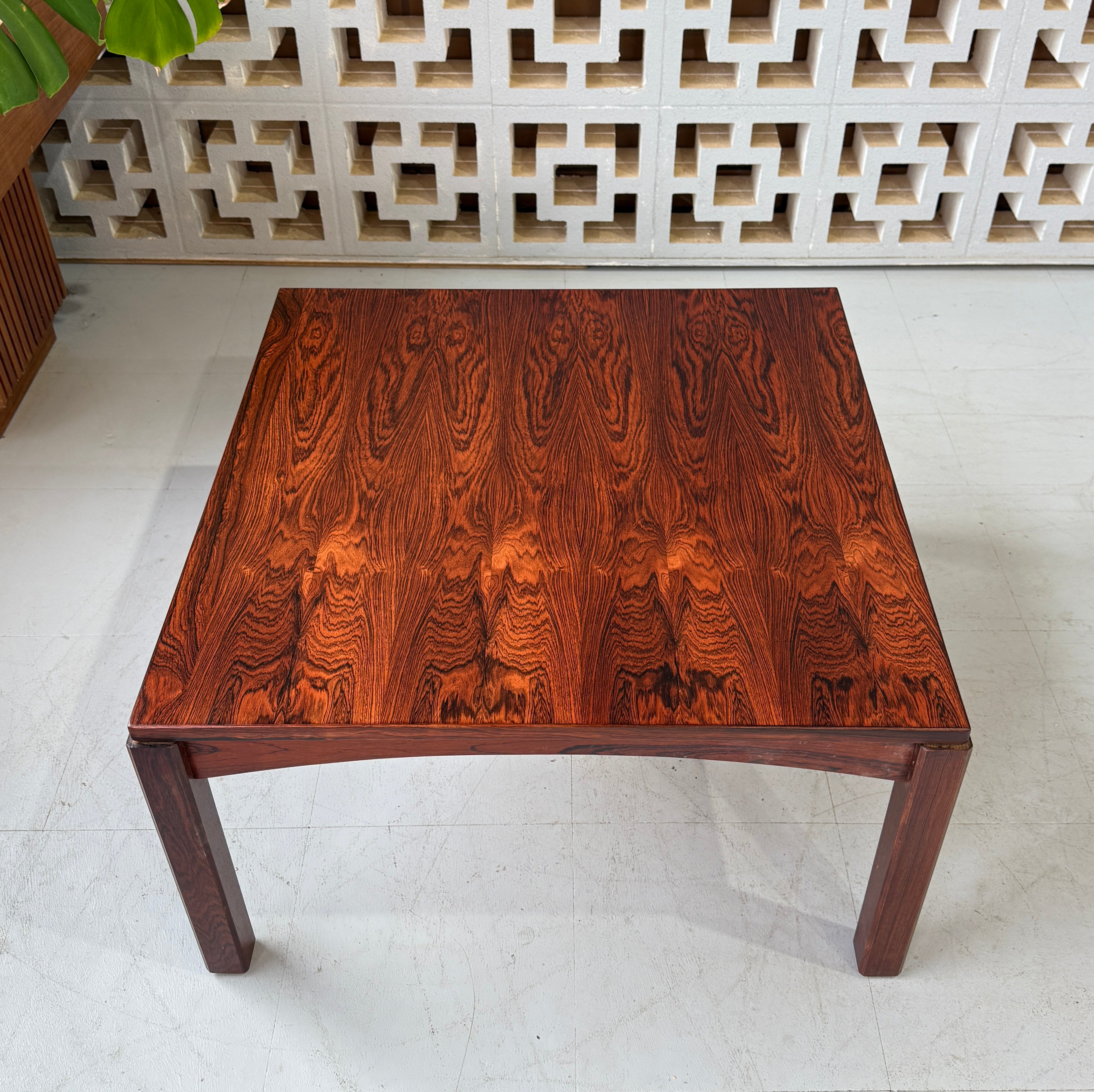 Danish Corner Table In Rosewood