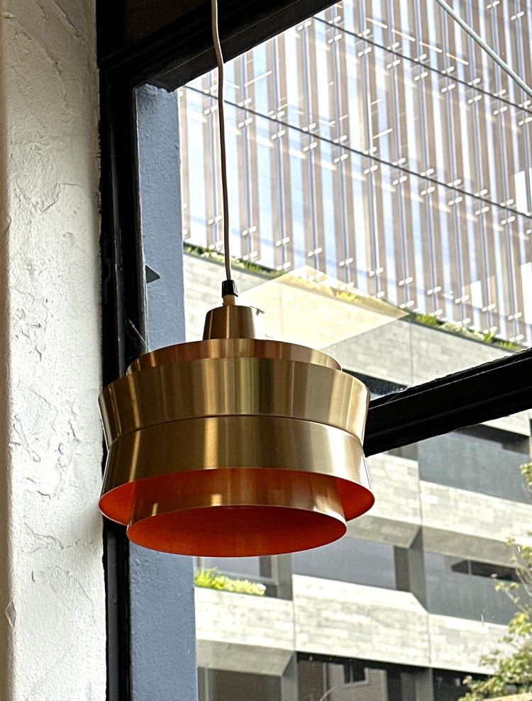 Carl Thore Pendant in Brushed Gold