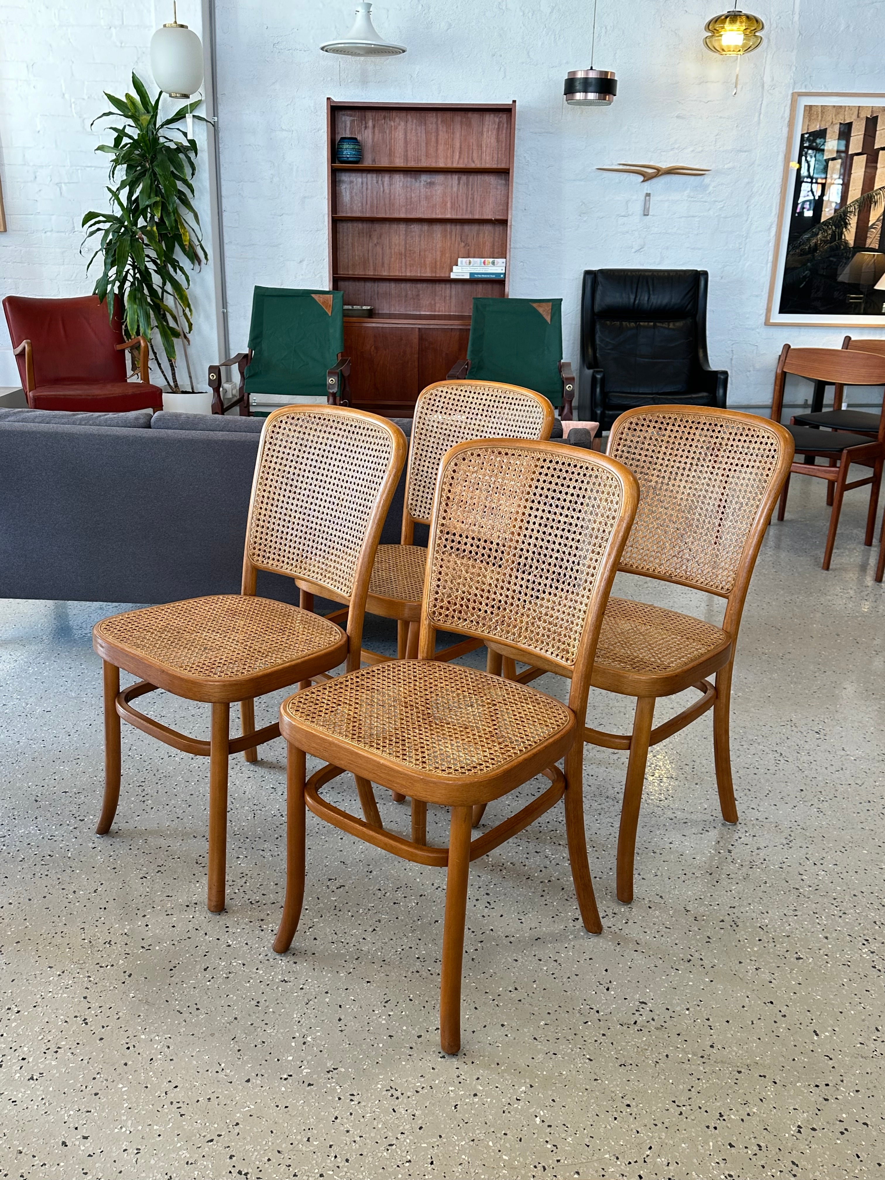Four Thonet 811 Dining Chairs