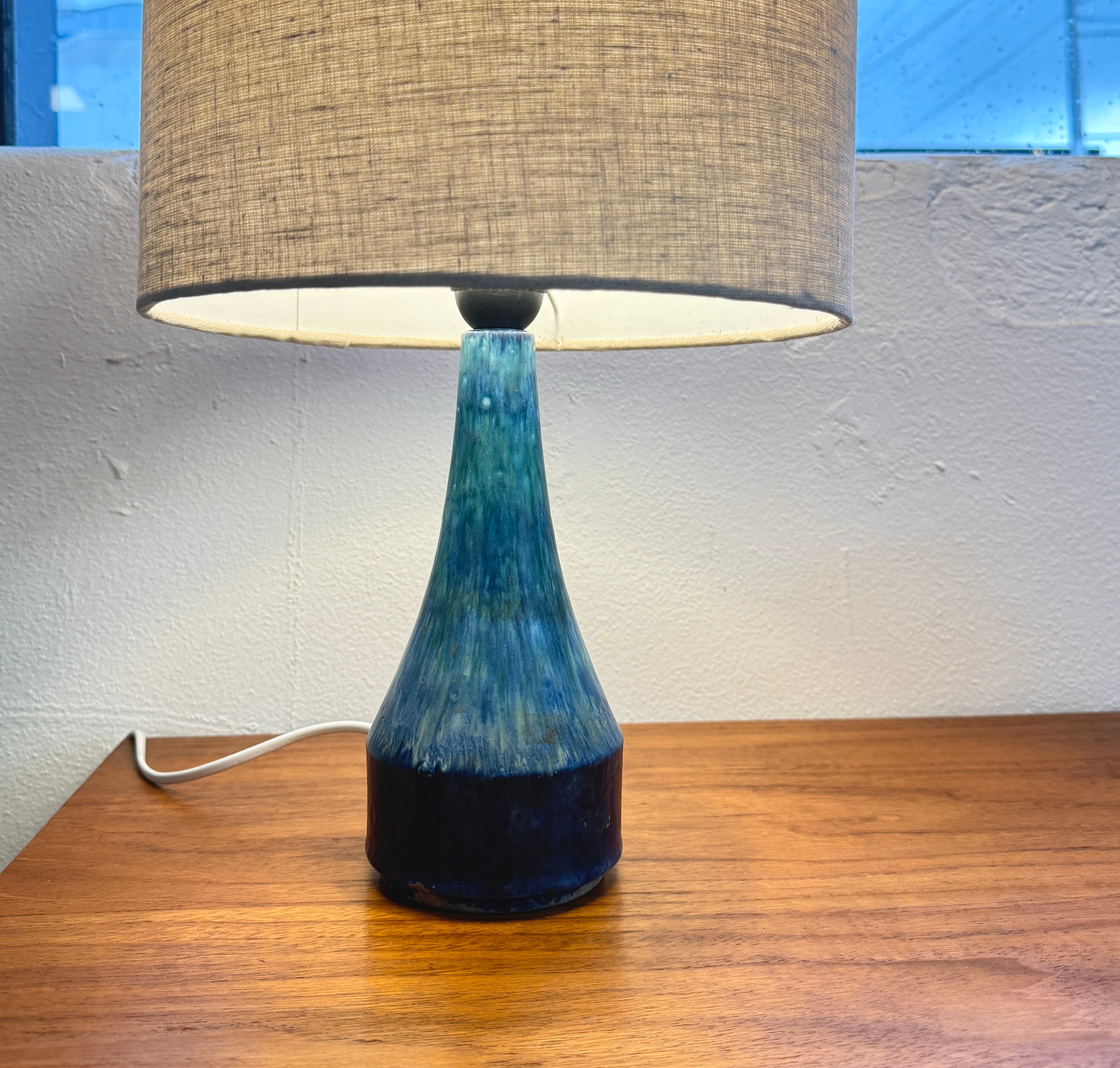 Danish Stoneware Table Lamp