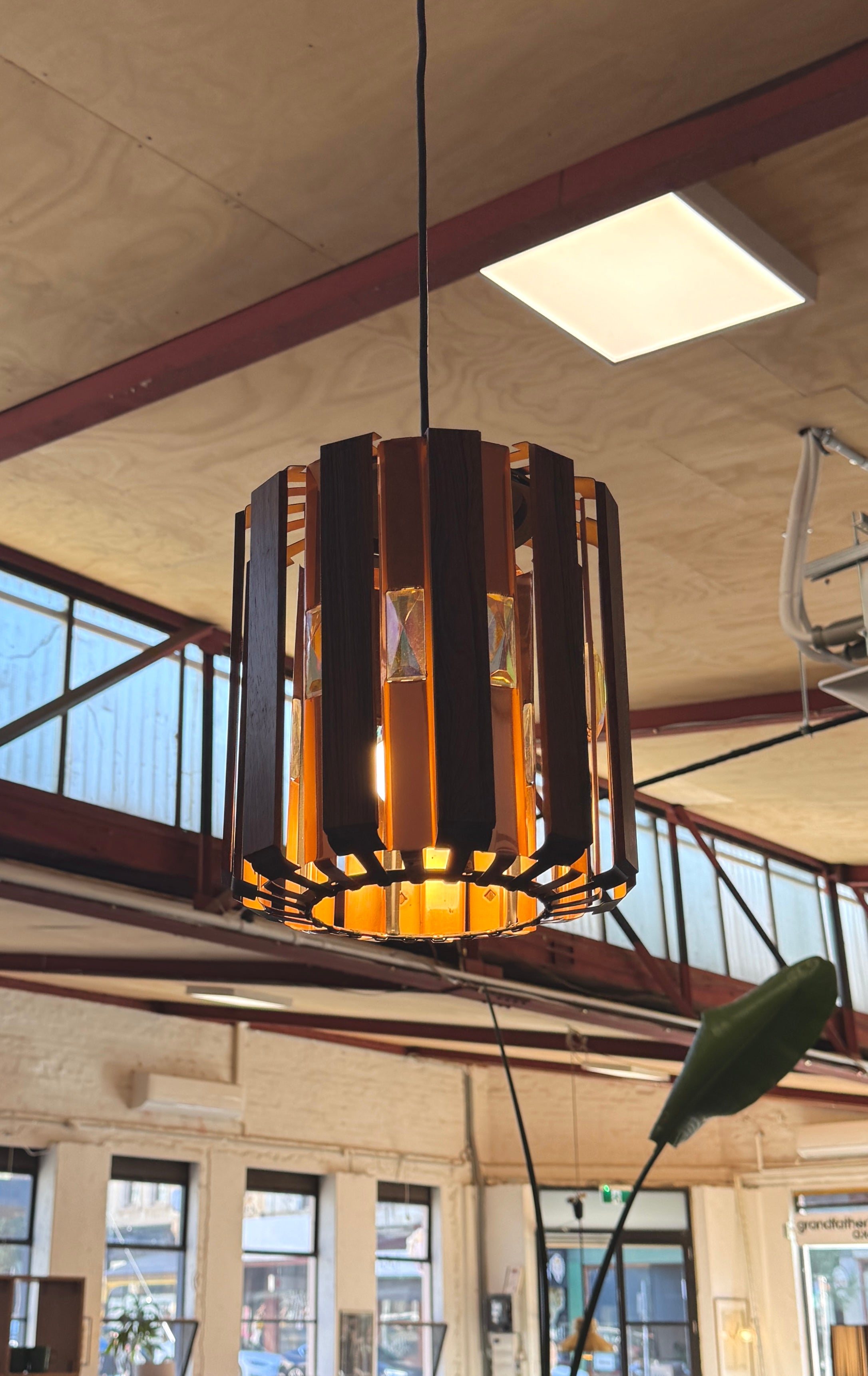 Werner Schou Pendant in Copper & Rosewood