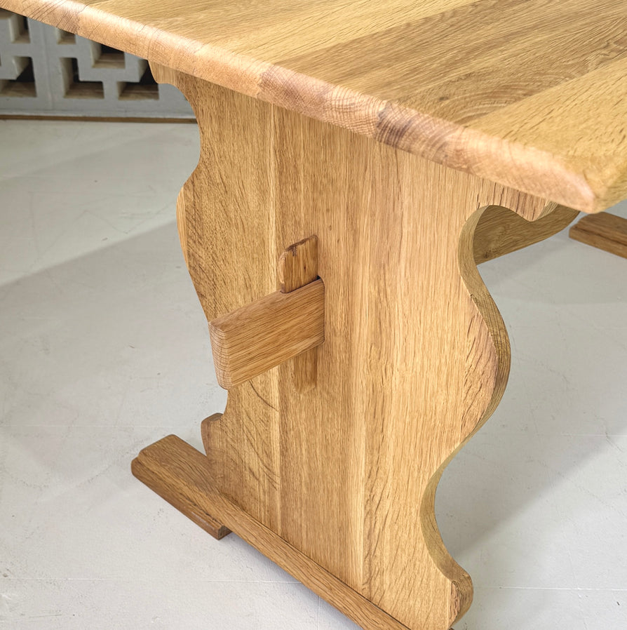 Danish Farmhouse Kitchen Table / Desk in Oak