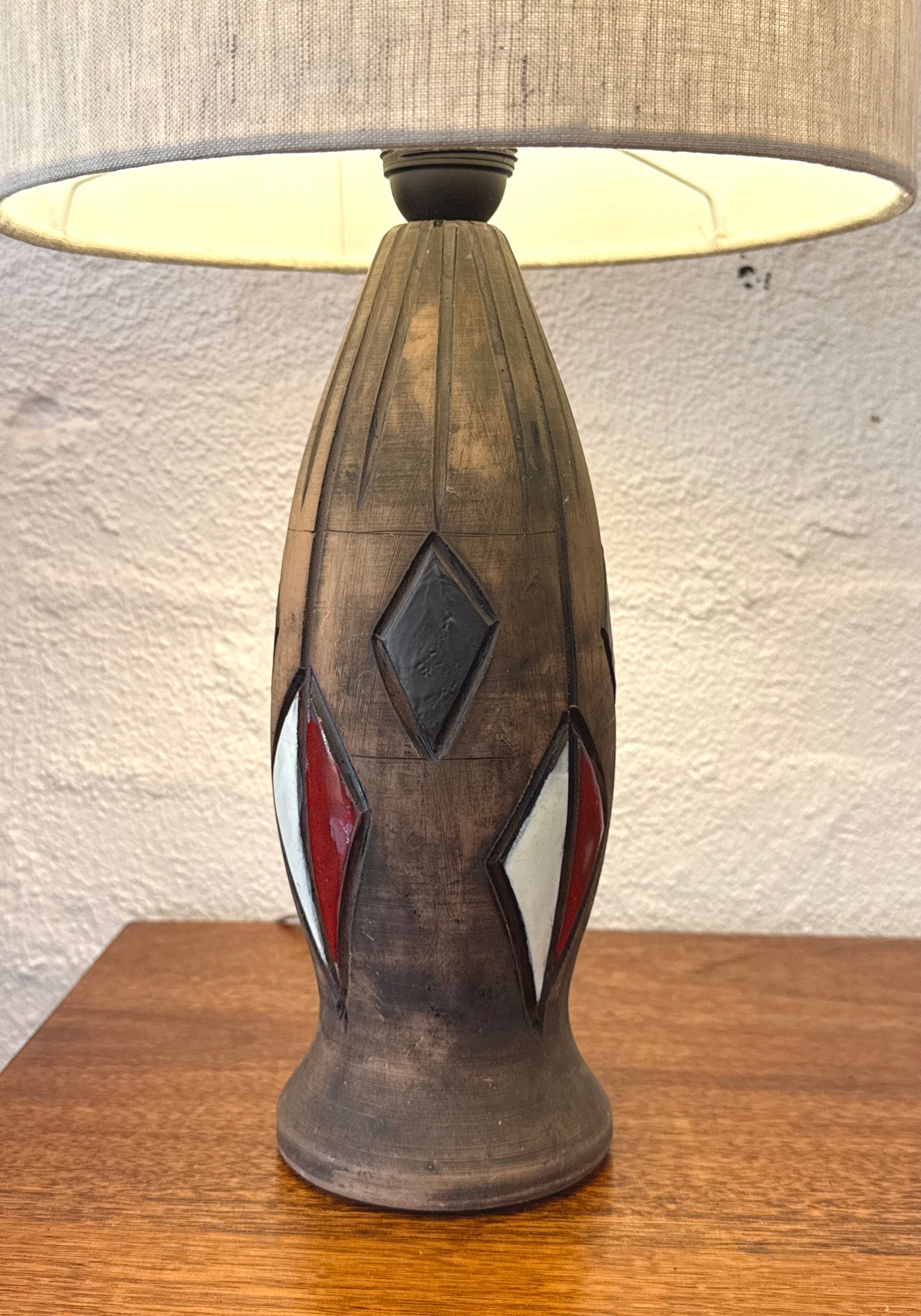 Marian Zawadzki for Tilgmans Keramik Table Lamp