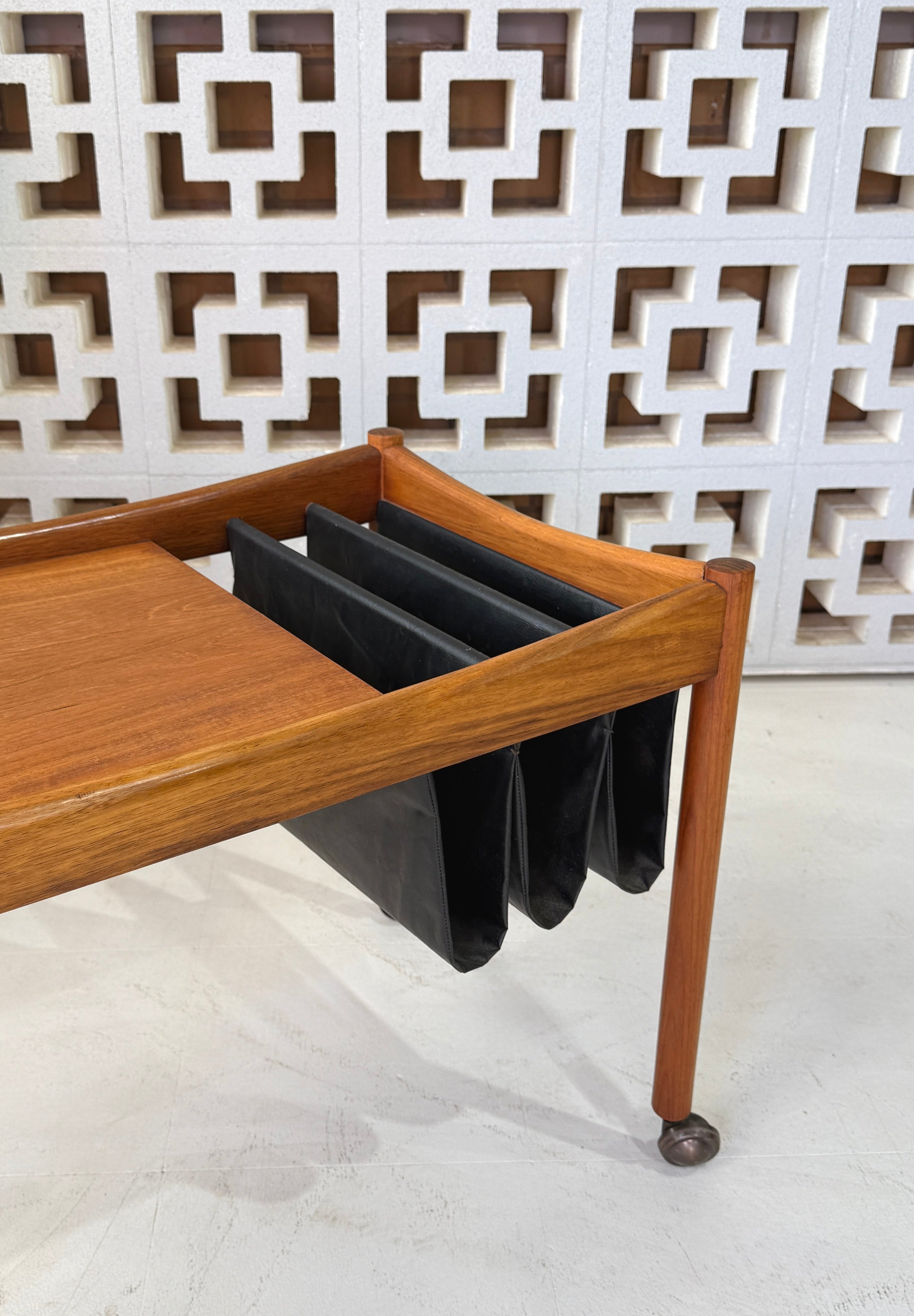 Mid-Century Magazine Trolley