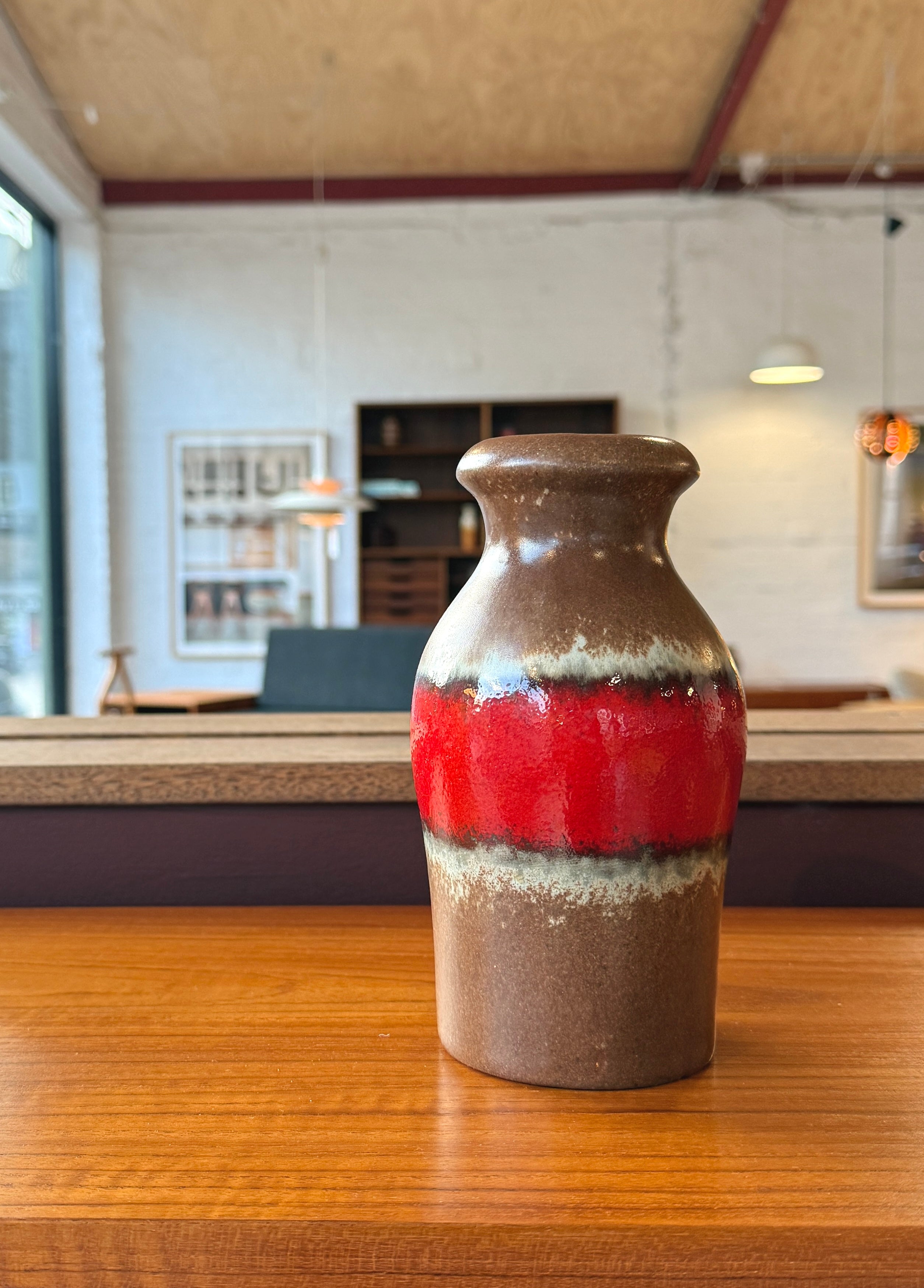 Fat Lava West German Table Vase - Scheurich