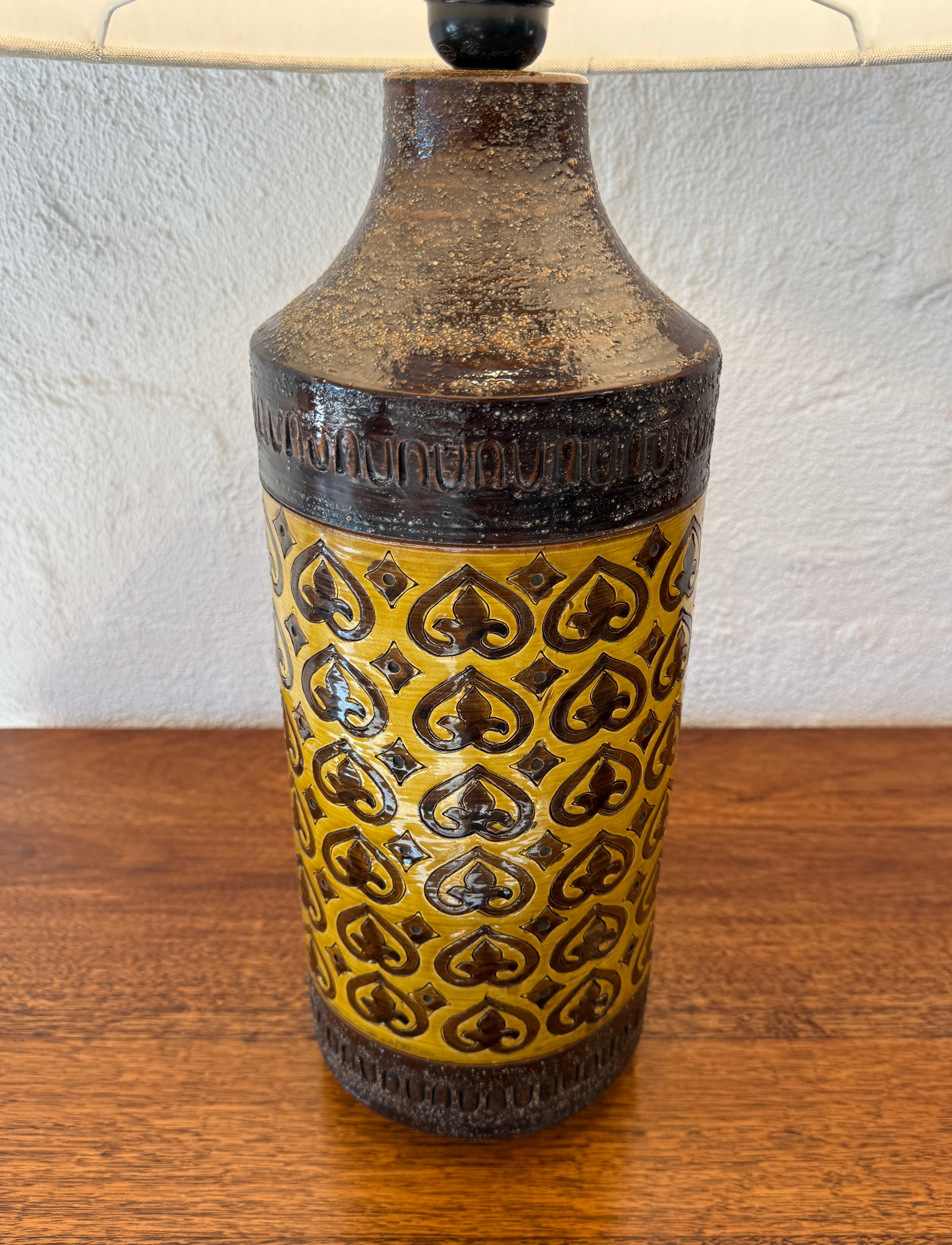 Large Aldo Londi for Bitossi Table Lamp