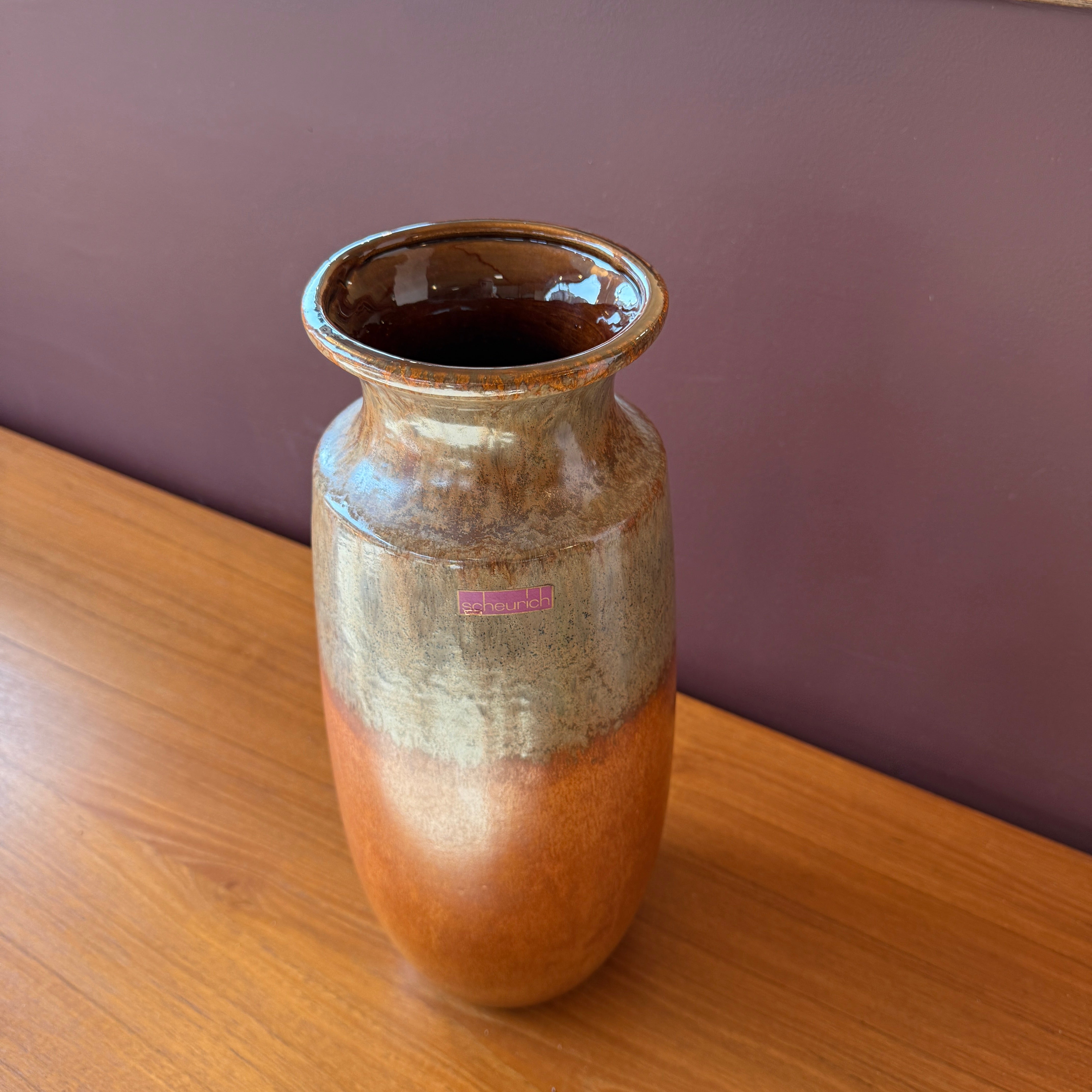Large West German Table Vase - Scheurich