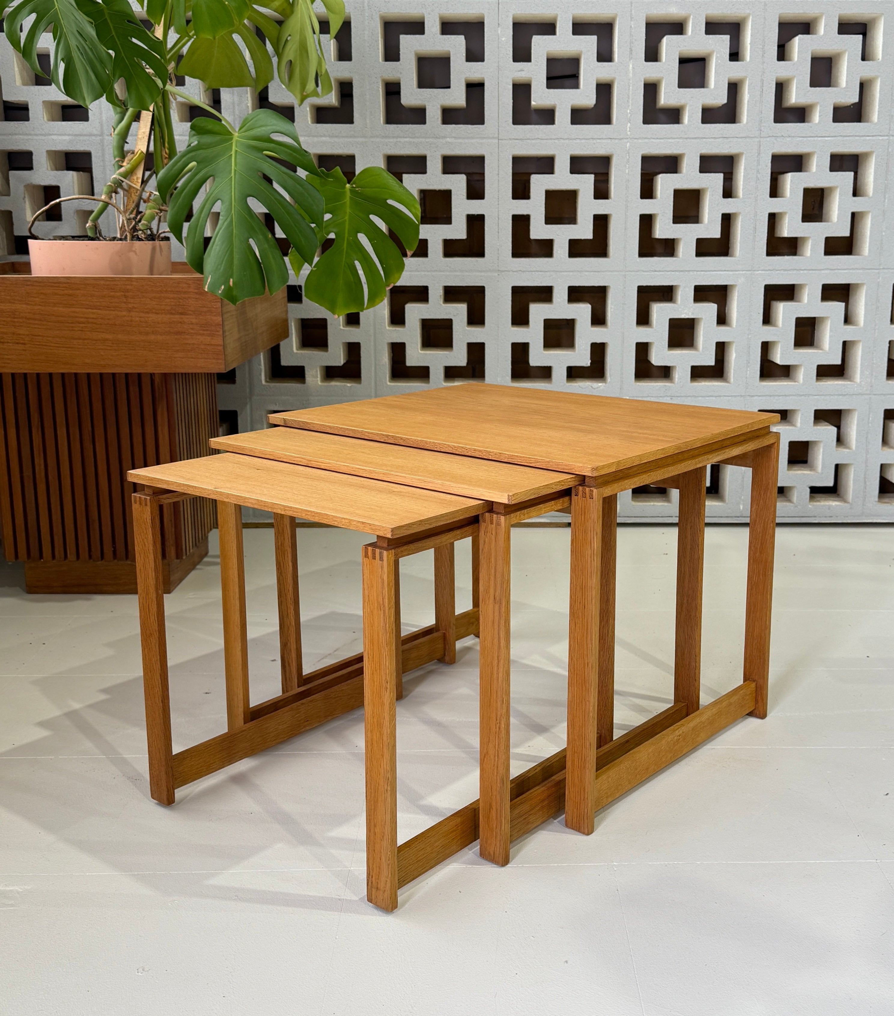 Kurt Østervig Nest of Tables in Oak