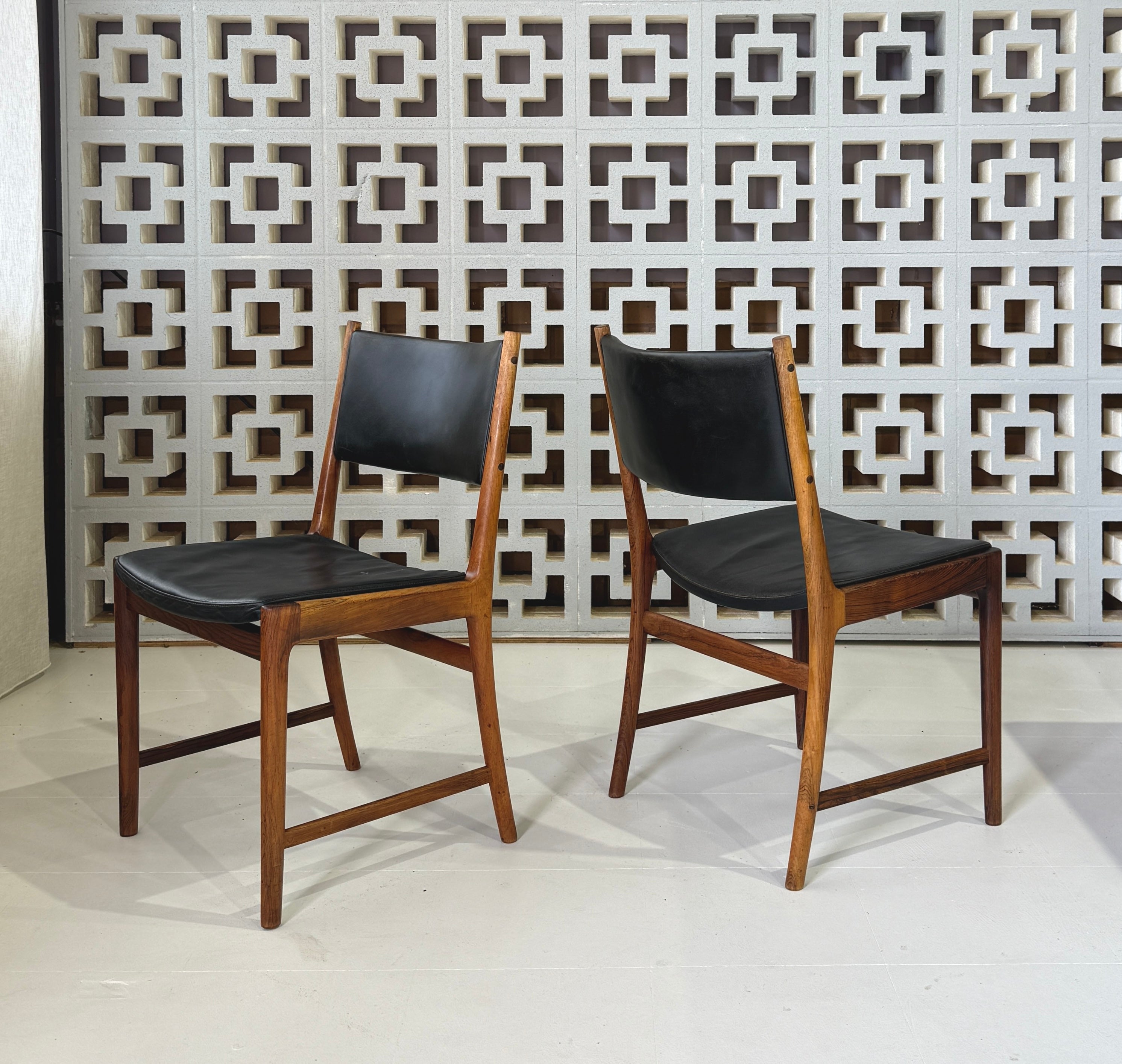 Four Kai Lyngfeldt-Larsen Dining Chairs in Rosewood