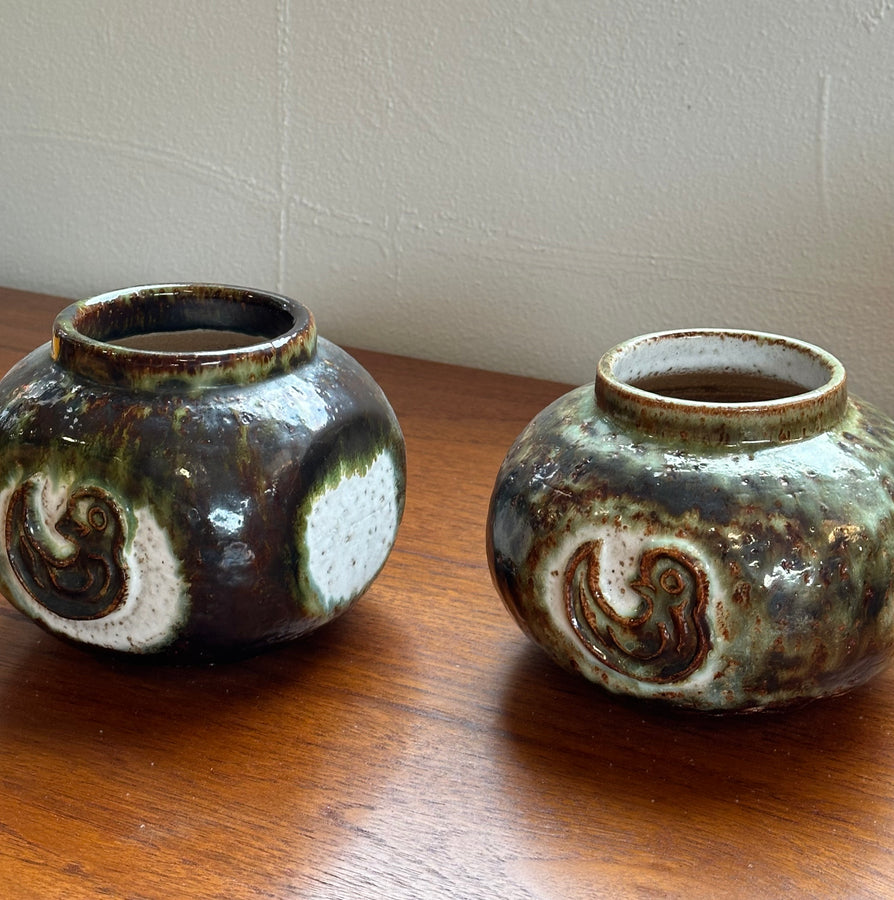 Pair of Kingo Ceramics Table Vases