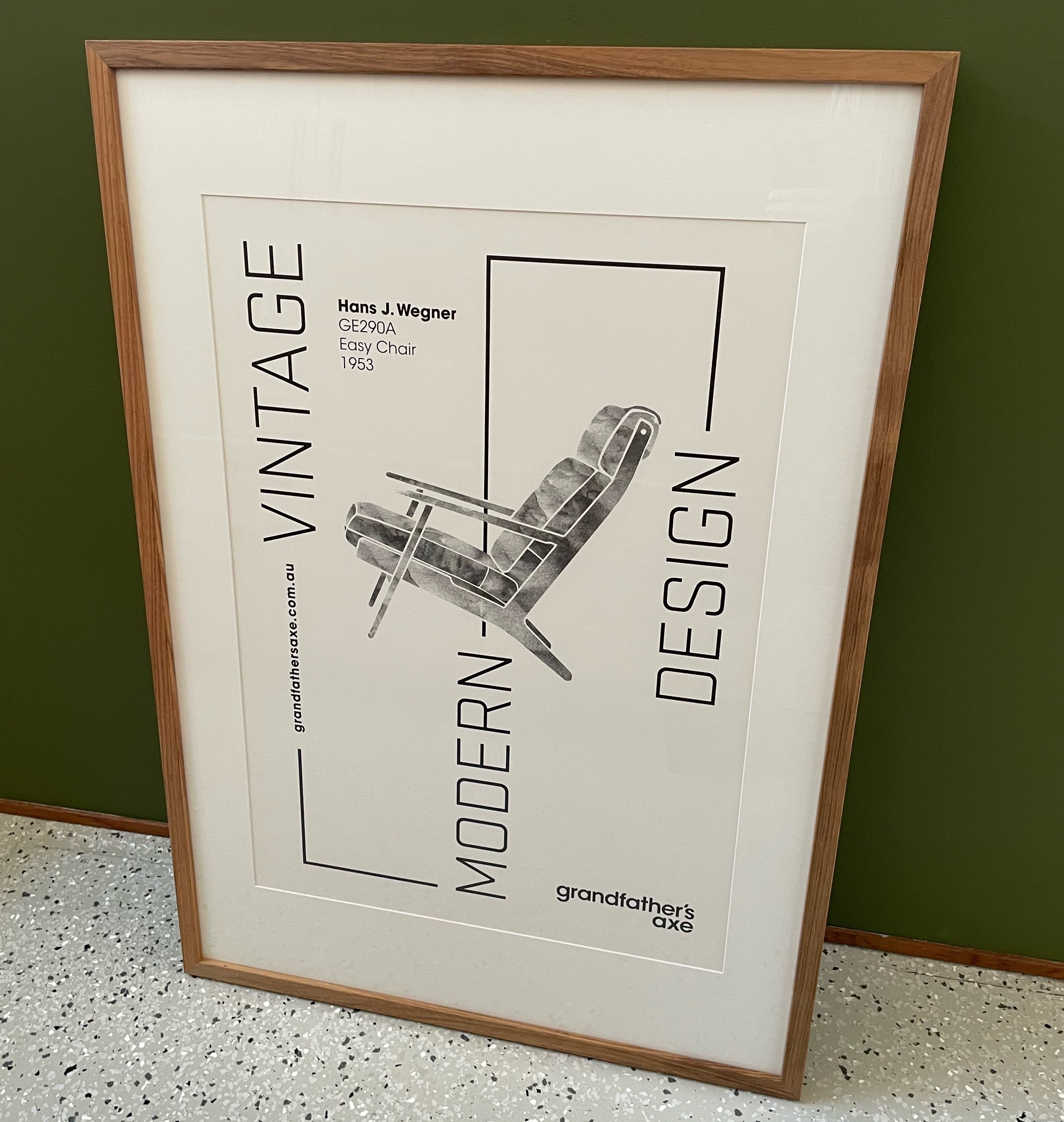 Framed Grandfather's Axe Poster