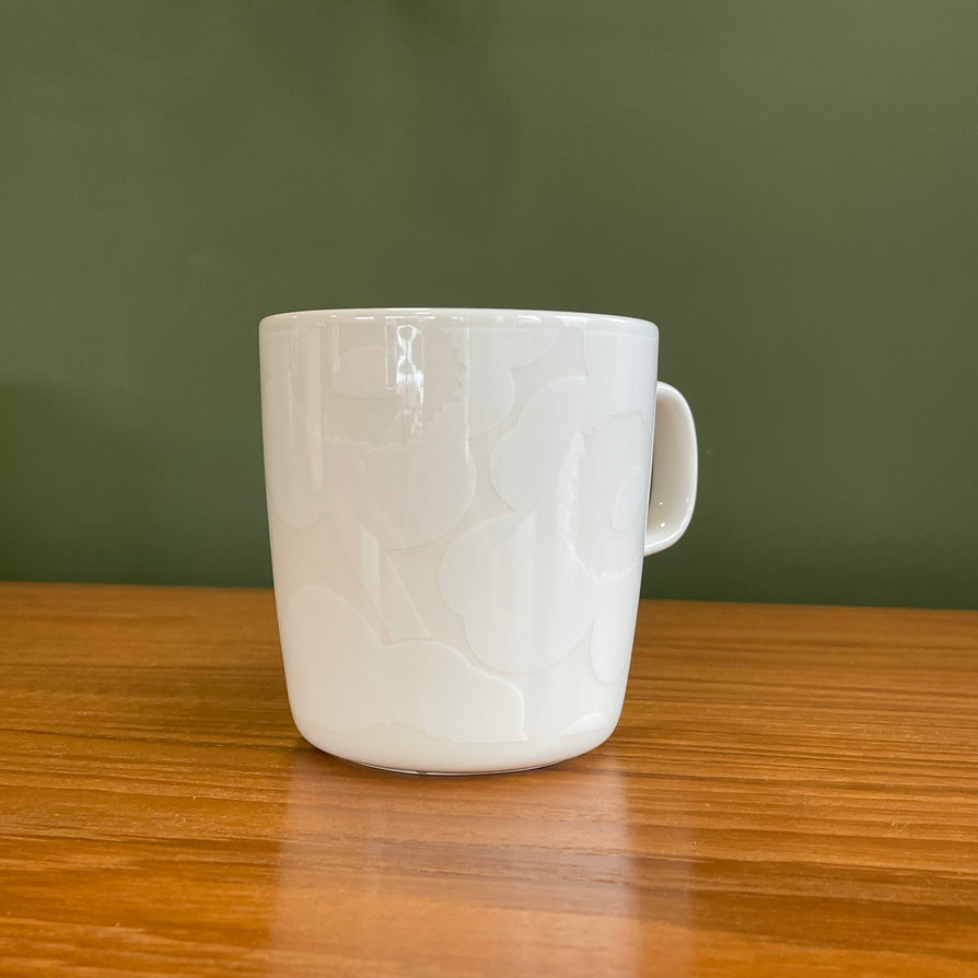 Marimekko Oiva Mug - Unikko in White