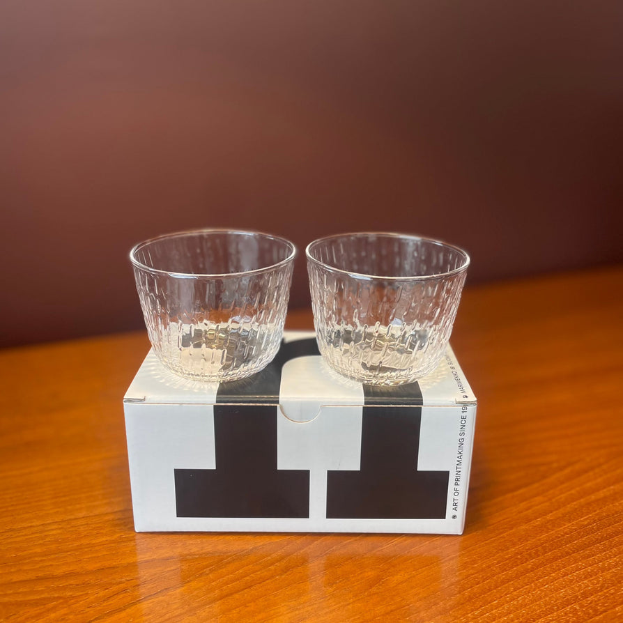 Marimekko Syksy Pair of Glass Tumblers (Clear)