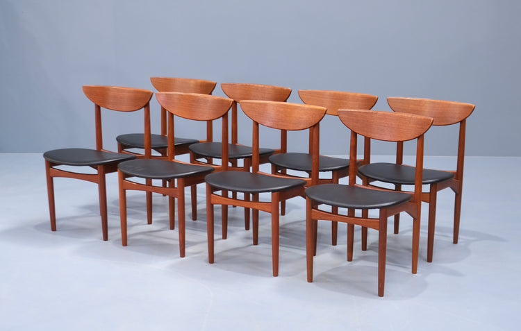 Eight Kurt Østervig Dining Chairs