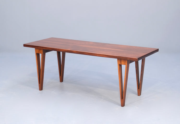 V-Legged Coffee Table in Rosewood