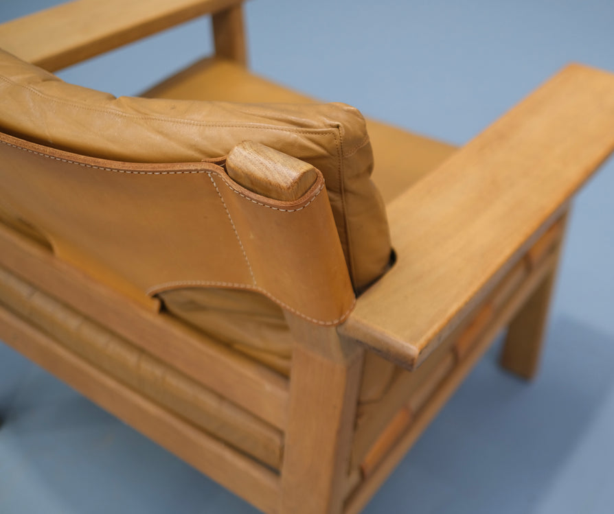 Kurt Østervig Easy Chair in Oak & Leather