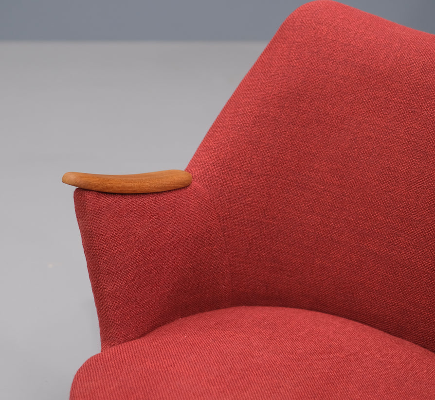 Danish Armchair in New Fabric