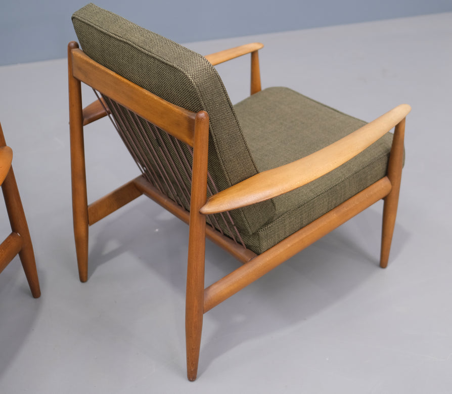 Pair of Grete Jalk Lounge Chairs