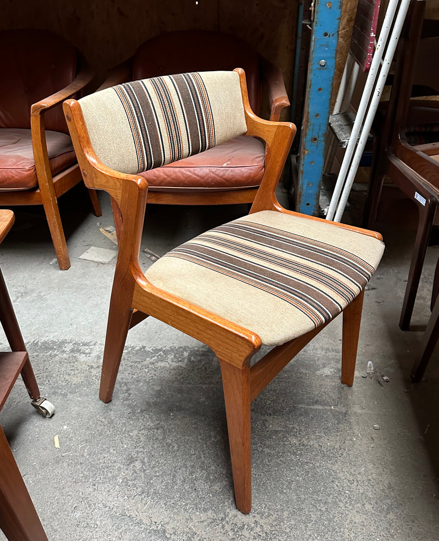 Four Danish Elbow Dining Chairs by Nova