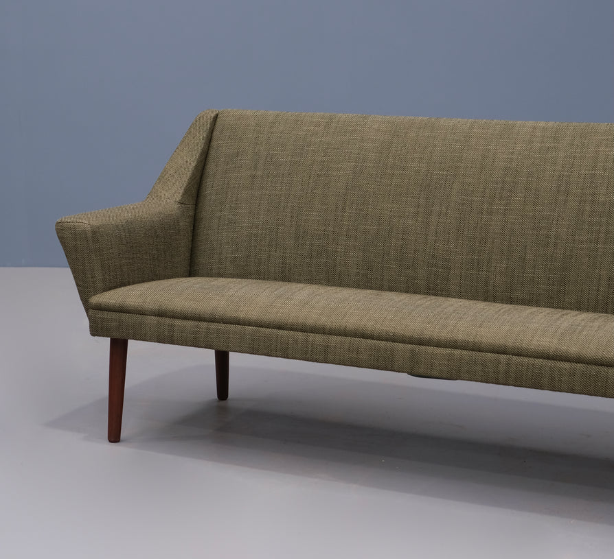 Danish Three Seater Sofa in New Fabric