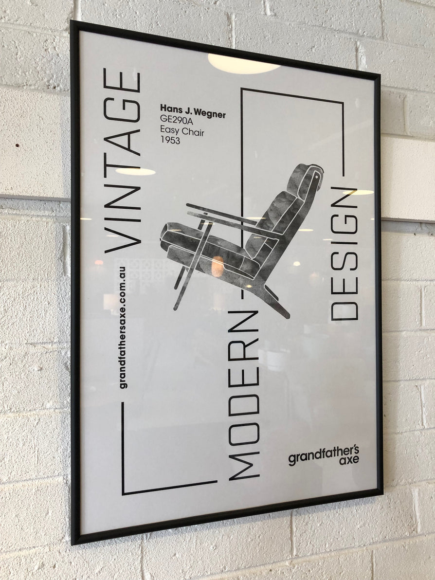 Grandfather’s Axe Poster - Hans Wegner design