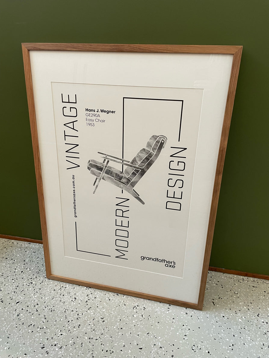 Framed Grandfather's Axe Poster