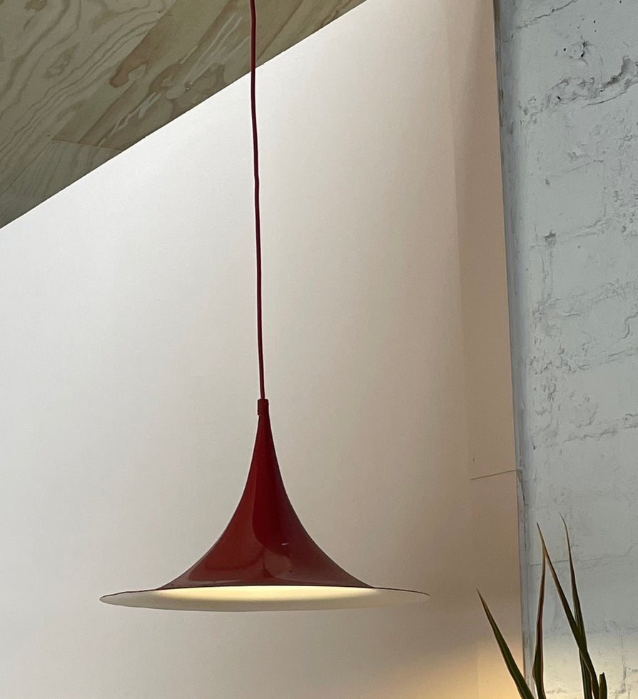 Claus Bonderup and Torsten Thorup for Fog Morup 'Semi' Pendant in Red