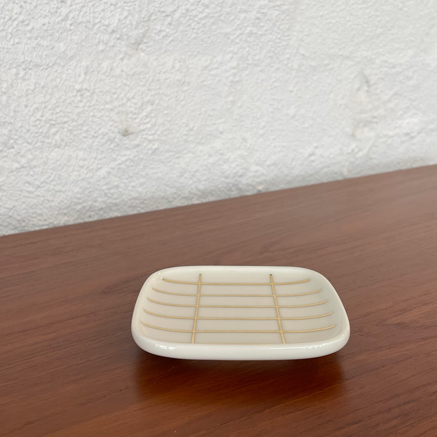 Marimekko Plate - Tiiliskivi in Gold