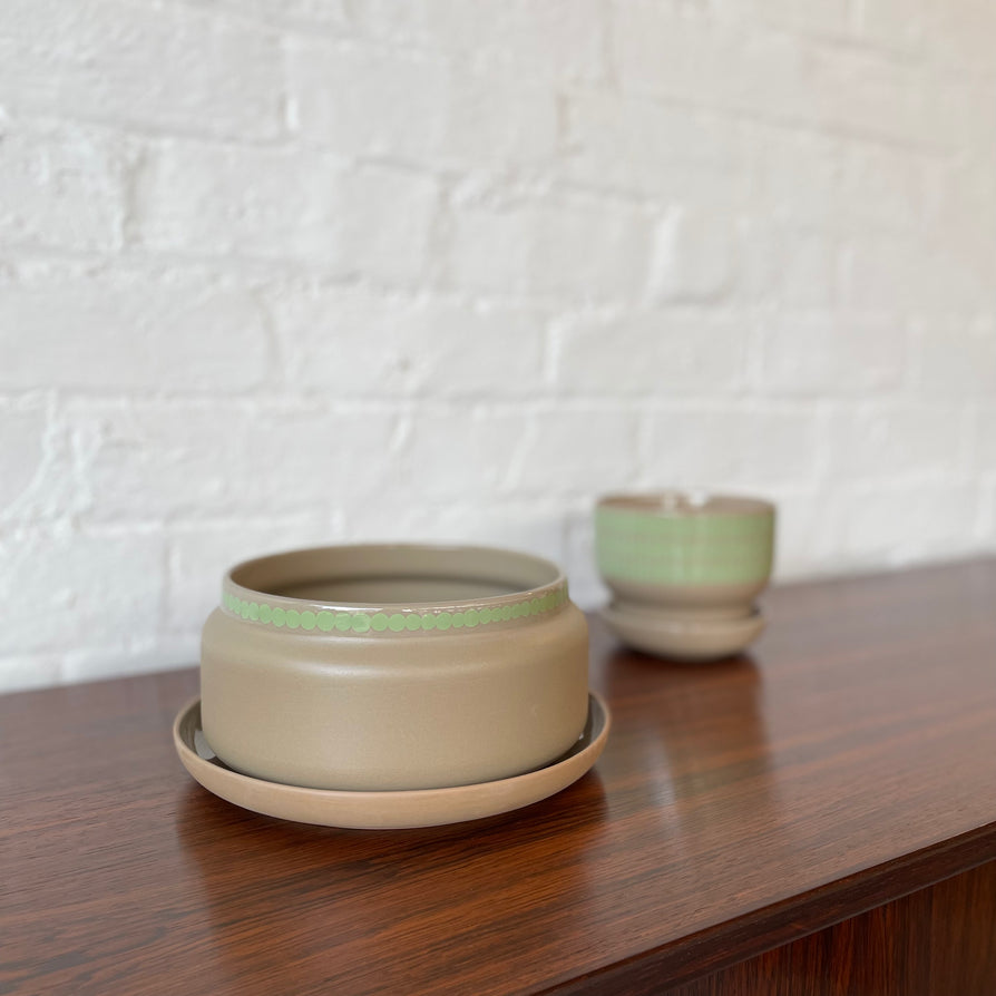 Marimekko Flower Pot - Oiva / Siirtolapuutarha in Terra & Mint