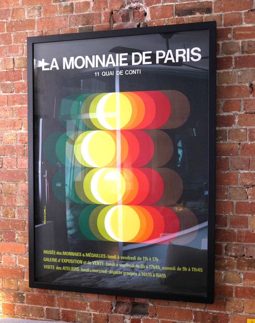 La Monnaie de Paris Framed Oversized Poster in Linen