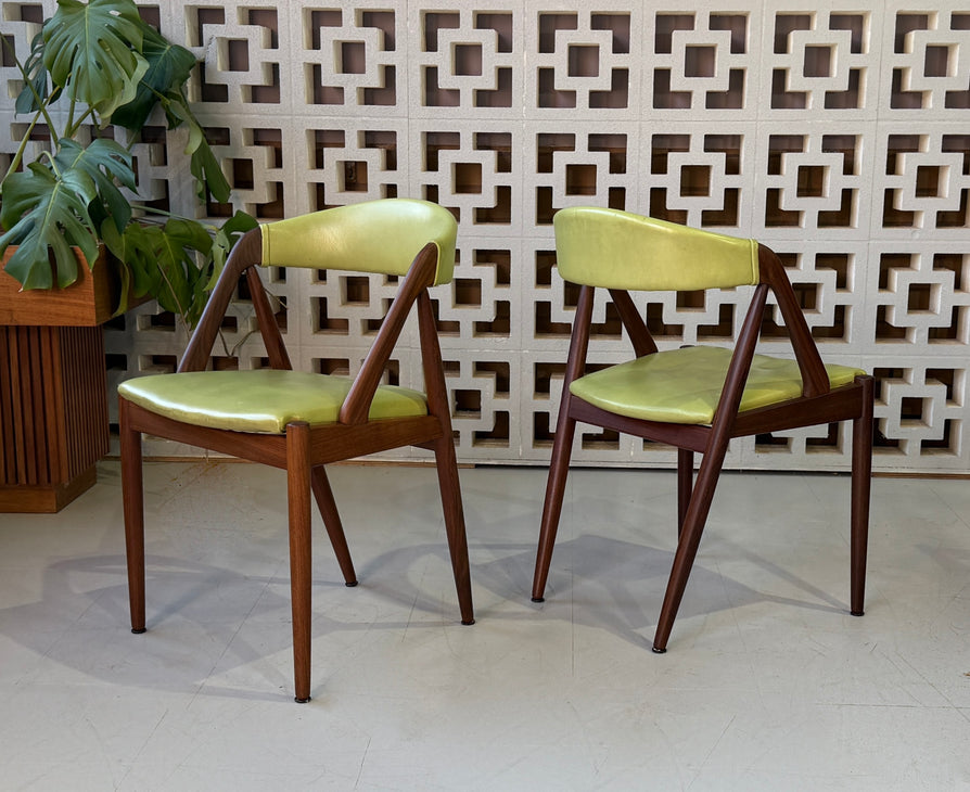 Six Kai Kristiansen #31 Dining Chairs in Teak