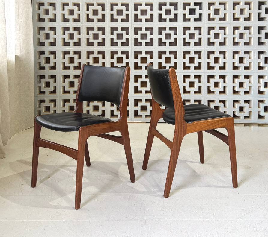 Four Erik Buch Model 89 Dining Chairs in Teak