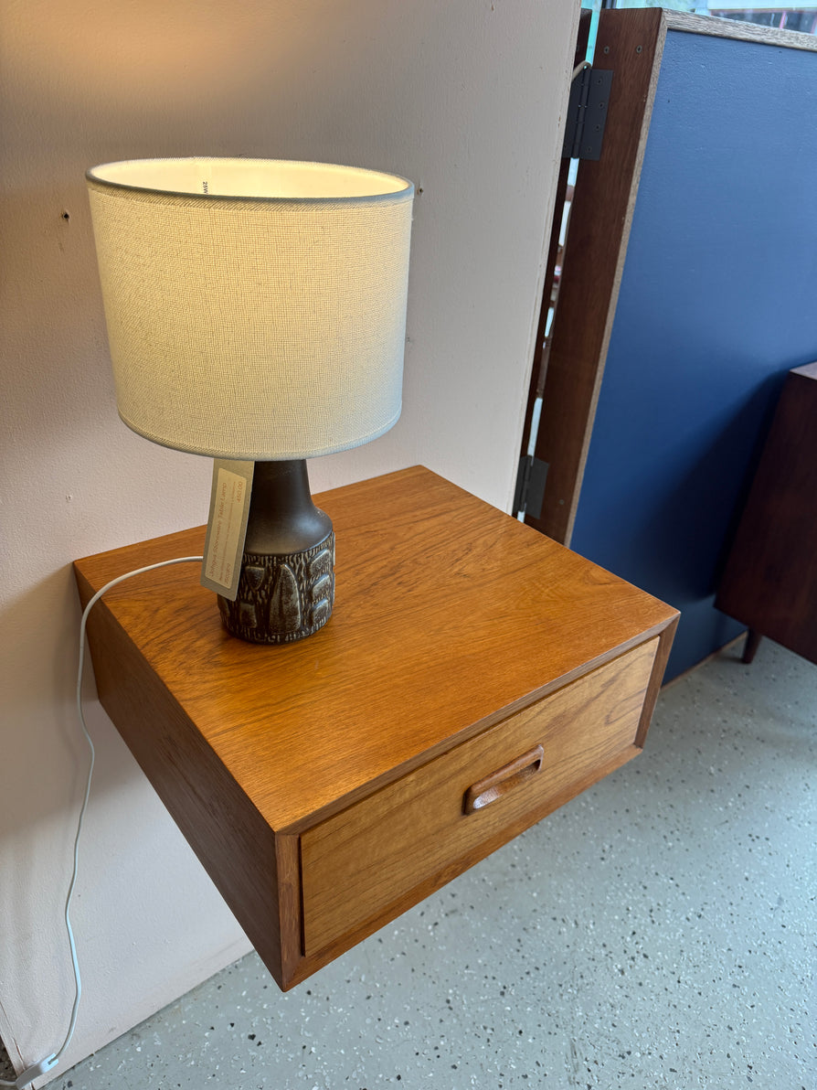 Danish Floating Bedside Table