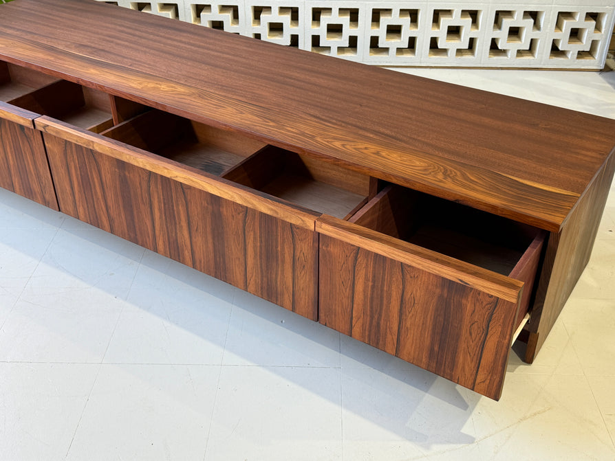 English Low-Profile Sideboard in Rosewood