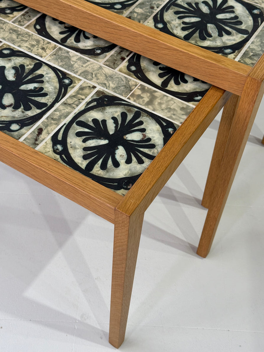 Pair of Haslev Tables in Oak