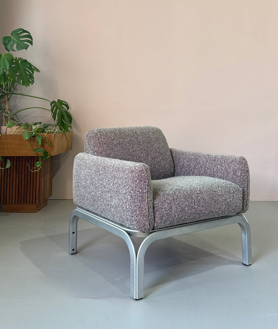 Jørn Utzon “New Angle” Lounge Chair in New Wool