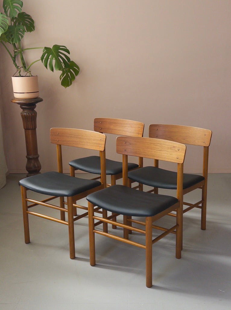 Four Farstrup Model 250 Dining Chairs